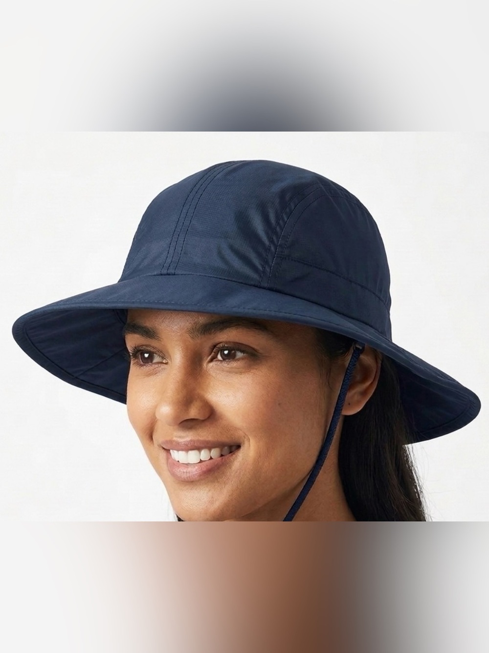 Lands' End Women's Squall Waterproof Rain Slicker Bucket Hat Sz S/M Travel Ready